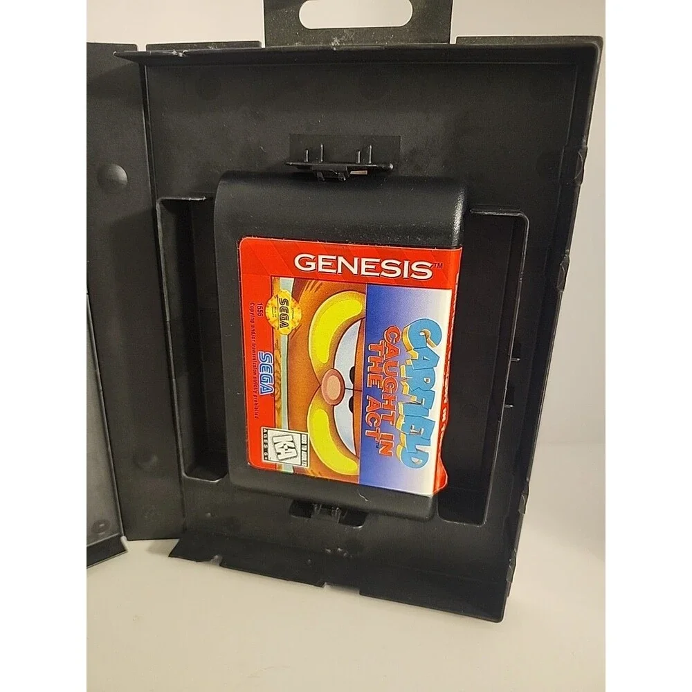 Garfield Caught in the Act Sega Genesis Complete In Box